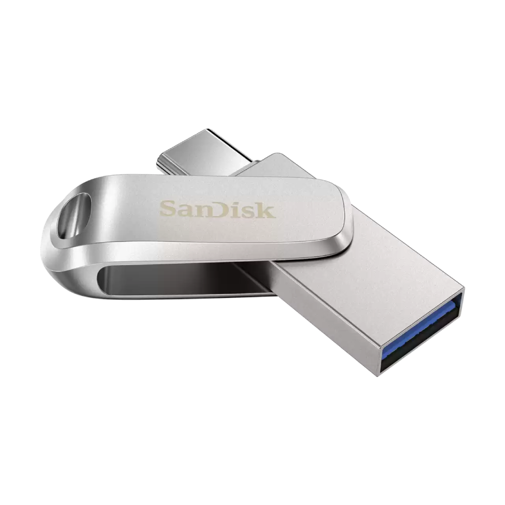 1 (11) SANDISK LUXE TYPE C METAL 150mb/s OTG USB 128GB (WARRANTY: 5 YEARS) - Image 1
