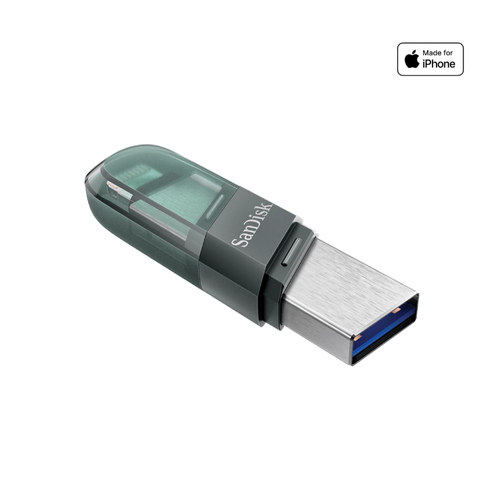 1 (12) SANDISK IXPAND FLIP (I-PHONE OTG) 128GB (WARRANTY: 2 YEARS) - Image 1
