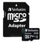 VERBATIM CLASS10 MICRO CARD WITH ADAPTER 32GB