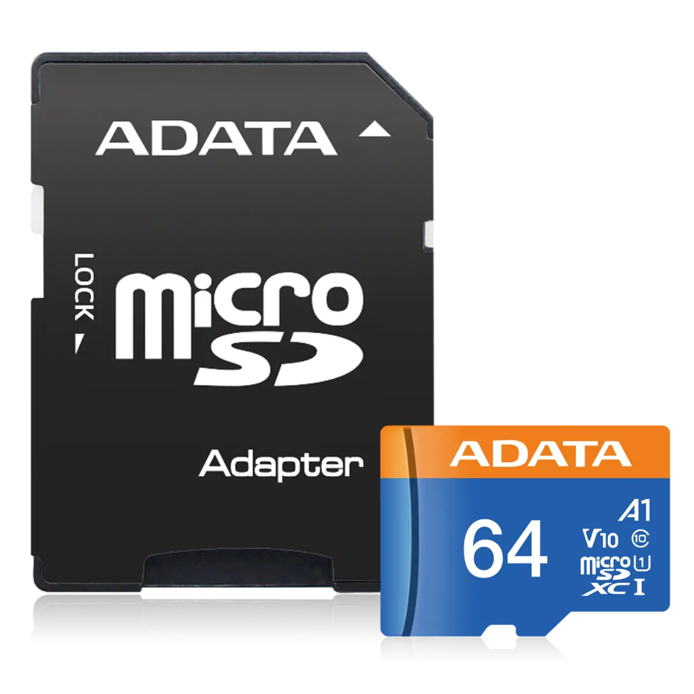 ADATA 100MBs MICRO CARD 32GB (1) ADATA 100MB/s MICRO CARD 64GB - Image 1