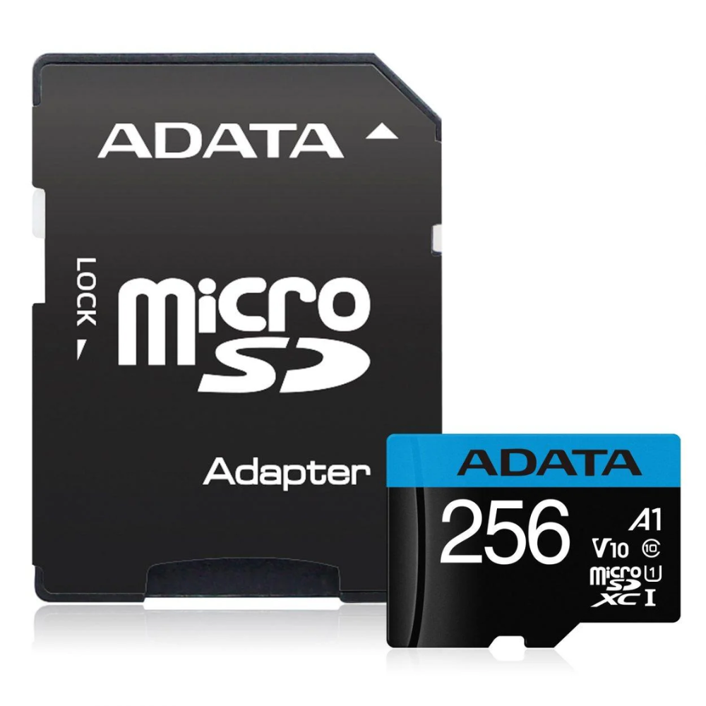 ADATA 100MBs MICRO CARD 32GB (3) ADATA 100MB/s MICRO CARD 256GB - Image 1