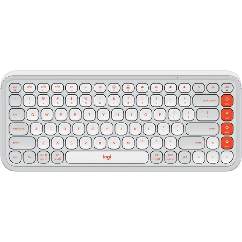 New Project (44) POP ICON KEYS WIRELESS KEYBOARD WHITE - Image 1