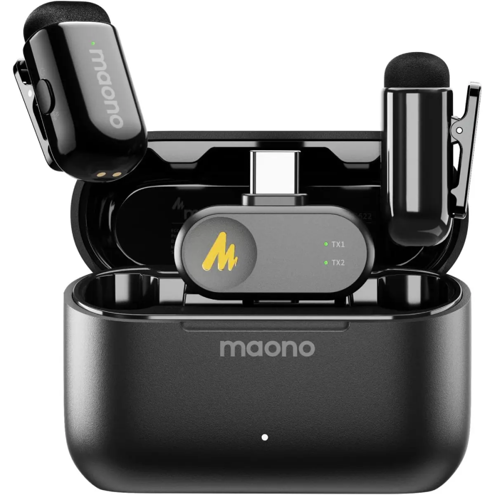 New Project (75) MAONO WAVE T1 MINI PC2 TYPE-C RECEIVER MICROPHONE - Image 1
