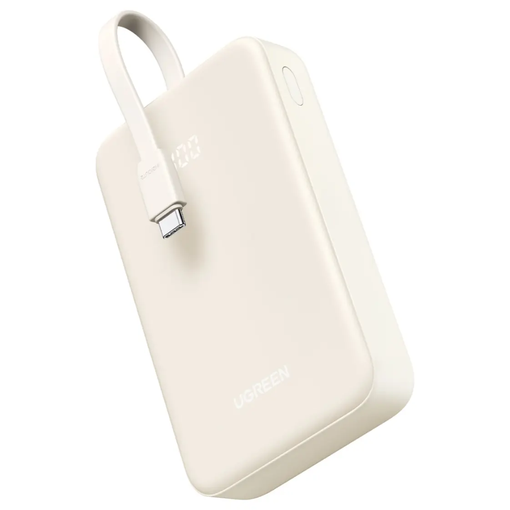 Untitled design (29) UGREEN 20000MAH 20W FAST CHARGING POWERBANK WHITE - Image 1