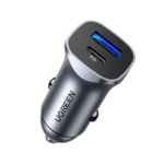 UGREEN 24W DUAL USB-A CAR  CHARGER SPACE GREY