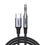 UGREEN USB-A TO USB-C QUICK CHARGING ALUMINIUM BRADED 3M CABLE BLACK